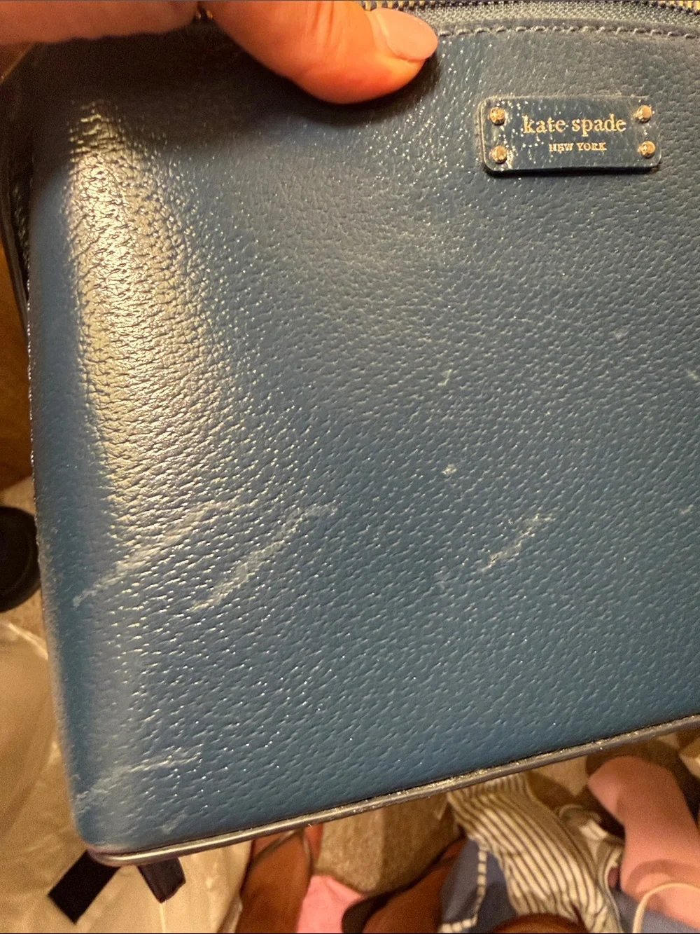 kate spade New York Jeanne small pebbled leather crossbody bag
